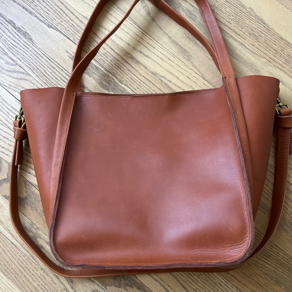 Madewell The Sydney Crossbody Bag in Burnished Caramel